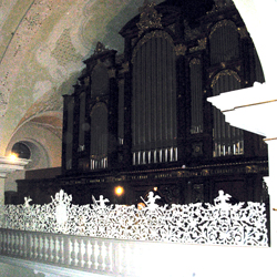 Tur til Schweiz 2011: Orglet i Kloster Engelberg Kirche 19. sept. 2011